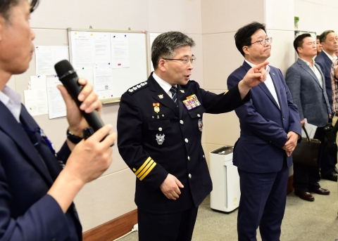 민갑룡 경찰청장 “수원시, ‘스마트 안전도시’ 본보기 될 수 있을 것”