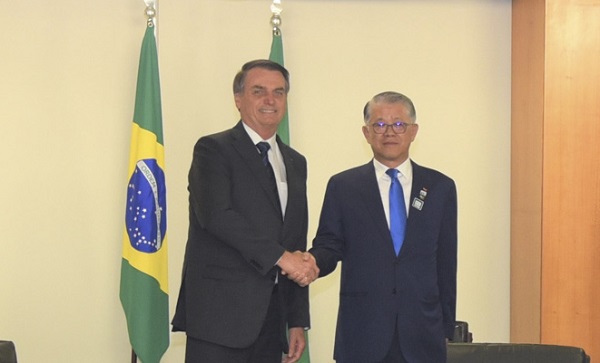 최신원 SK네트웍스 회장, 브라질 대통령 만나···“협력기회 확대” 논의