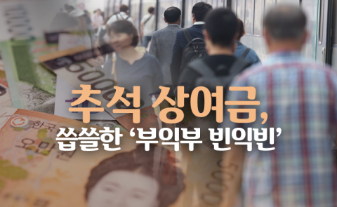 추석 상여금, 씁쓸한 ‘부익부 빈익빈’