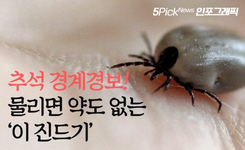 추석 경계경보! 물리면 약도 없는 ‘이 진드기’