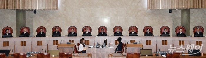 ‘국정농단’ 사건 상고심 대법원전원합의체의 판결. 사진=사진공동취재단