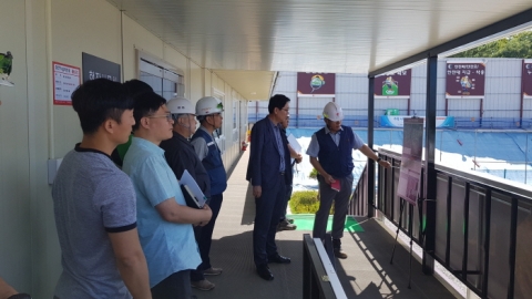 한세원 인천 미추홀구 부구청장, 주요시설 사업현장 방문