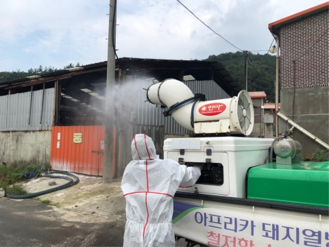 전남농협, 공동방제단 가축전염병예방 일제 소독 실시
