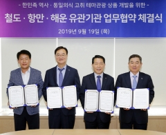 SR-인천항만공사-한국해운조합, 한반도 평화기원 투어 추진