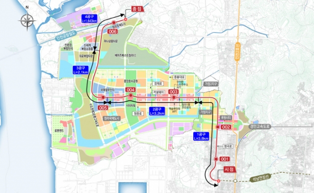 인천시, 청라국제도시 연장선 2027년 개통 위한 업체선정 절차 진행