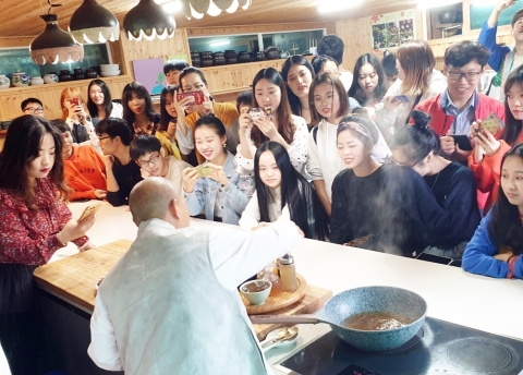 호남대, 외국인 유학생 사찰음식 체험행사