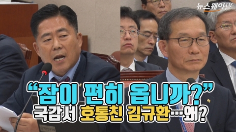 “잠이 편히 옵니까?” 국감서 호통친 김규환···왜?