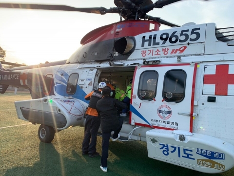 경기도, ‘닥터헬기’ 2~3일에 1명씩 생명 살렸다