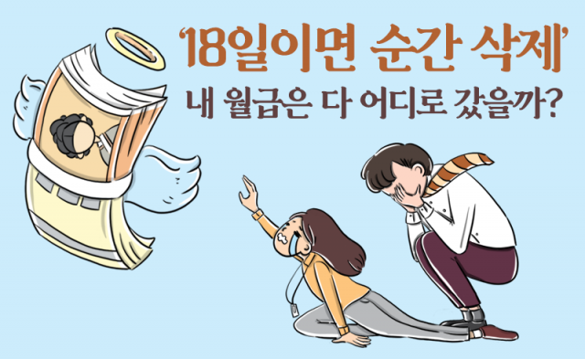 ‘18일이면 순간 삭제’ 내 월급은 다 어디로 갔을까?