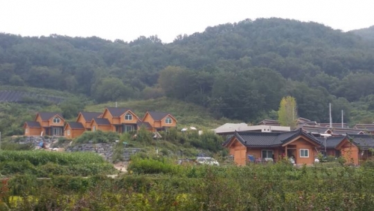 충남 금산군 아토피 자연치유마을 전경