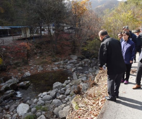 이화순 경기부지사, 하천계곡 불법행위 근절 현장점검