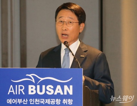 한태근 에어부산 사장 “10년 숙원 푼다···인천발 단독노선 개척”