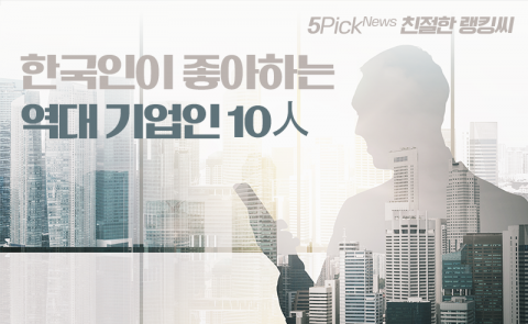 한국인이 좋아하는 기업인 10人