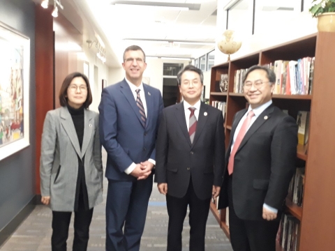 군산대 곽병선 총장 일행, 미국 보이시주립대학 방문 국제교류협력 강화
