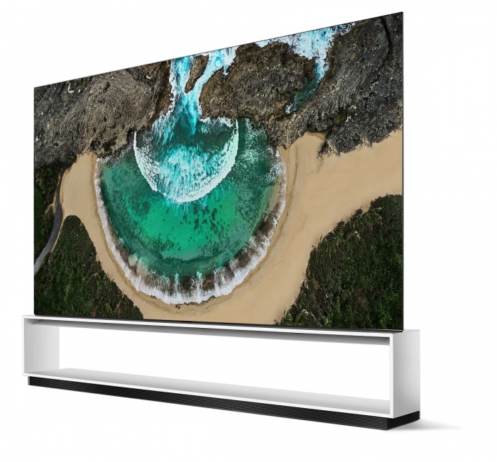 ‘CES 2020 혁신상’ 2관왕에 오른 세계 최초 8K 올레드 TV ‘LG 시그니처 올레드 8K’. 사진=LG전자 제공