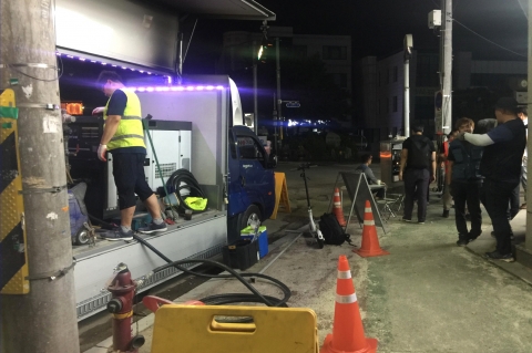 순창군, 순창읍내 상수도관 세척 진행