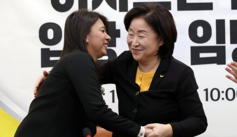 심상정 품에 안긴 이자스민···정의당 보폭 넓힐까