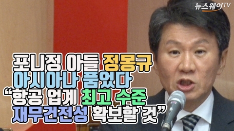 포니정 아들 정몽규 '아시아나' 품었다 “항공 업계 최고 수준 재무건전성 확보할 것”