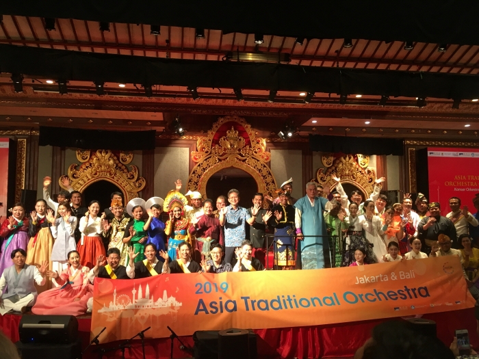 아시아전통오케스트라 발리 순회공연 모습