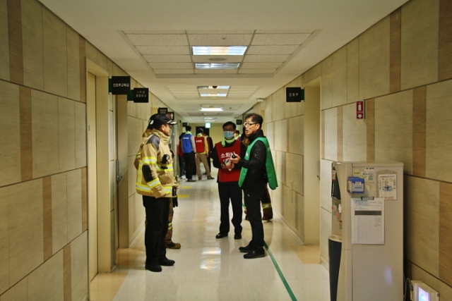 인천의료원-송현119안전센터, 합동 소방훈련