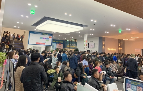 고양 능곡뉴타운 ‘대곡역 두산위브’ 모델하우스 인산인해