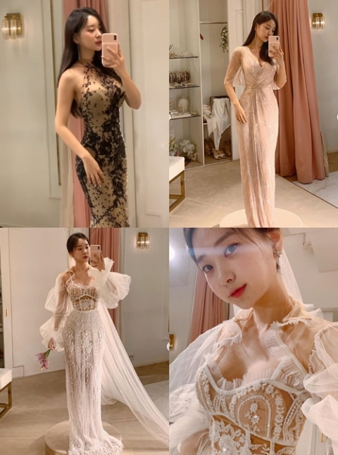 모델 신재은, 결혼 소식에 실검 1위 소감 전해···“어떤 게 제일 예쁘나요”