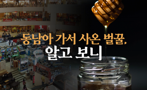 동남아 가서 사온 벌꿀, 알고 보니