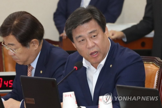 자유한국당 김선동, 원내대표 출마···경선 5파전