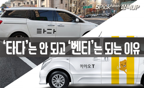 ‘타다’는 안 되고 ‘벤티’는 되는 이유