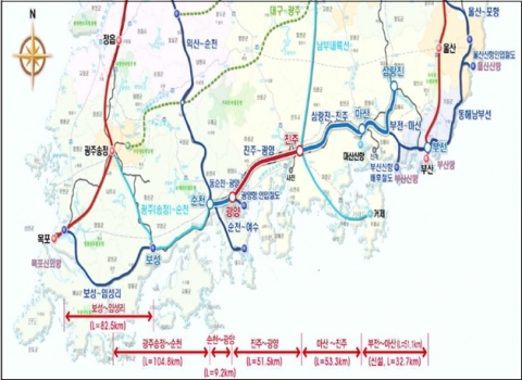 철도공단, 경전선 광양~진주 전철화사업 본격 착공