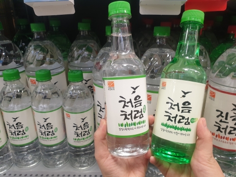 롯데주류, ‘처음처럼’ 투명 페트 본격 판매