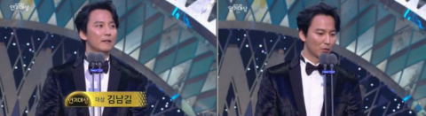 ‘SBS 연기대상’ 대상 김남길 “함께한 배우들에게 영광 돌리고 싶다”