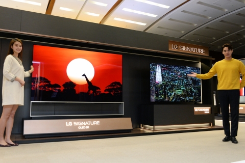 LG전자, 8K TV 라인업 확대해 CES 공개