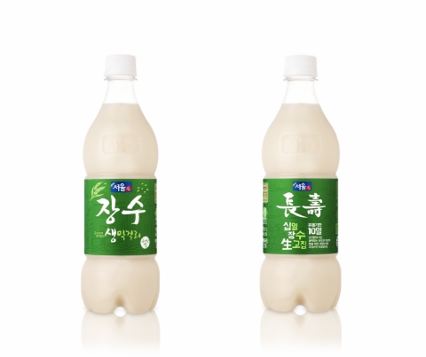 서울장수 “장수 생막걸리, 친환경 무색 페트병으로 교체”