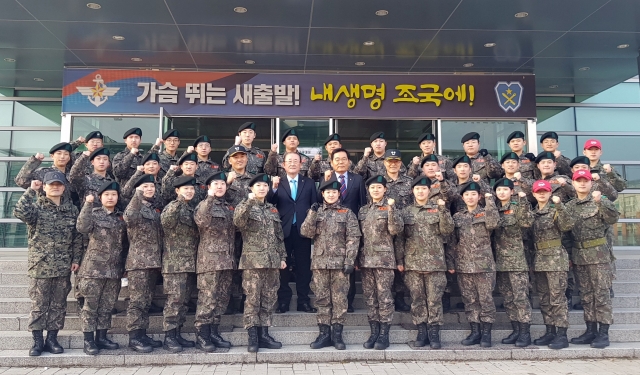 김혁종 광주대 총장, 기초군사훈련 학군사관후보생 격려