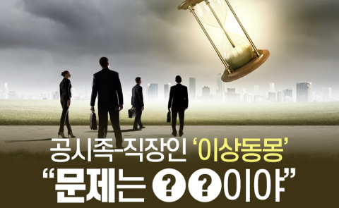 공시족과 직장인의 ‘이상동몽’···“문제는 ○○이야”