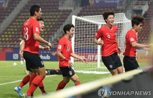 한국, 요르단에 2-1 역전승···오는 22일 호주와  4강 사진=연합뉴스 제공