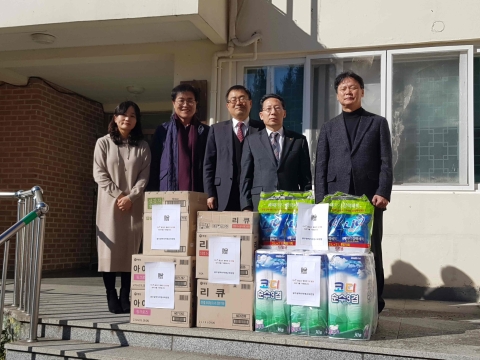 광주학생교육원, 설 명절 맞아 ‘화순 자애원’ 위문