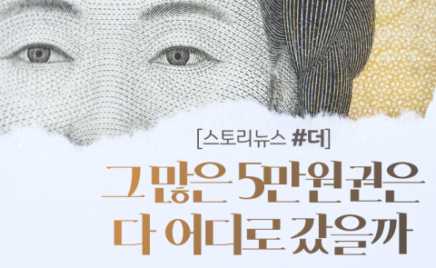 그 많은 5만원권은 다 어디로 갔을까