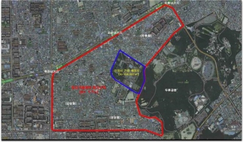 대구시 신청사 주변 ‘토지거래계약 허가구역’ 지정