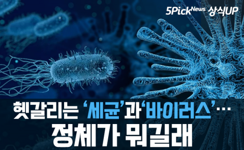 헷갈리는 ‘세균’과 ‘바이러스’···정체가 뭐길래