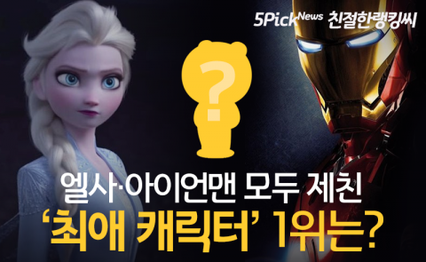 엘사·아이언맨 모두 제친 ‘최애 캐릭터’ 1위는?