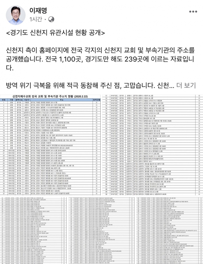 사진=이재명 경기도지사 페이스북 화면 캡쳐.