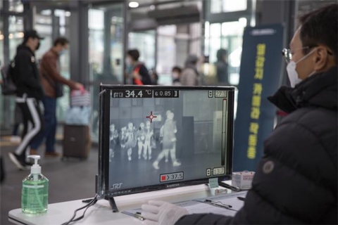 SRT 수서역 곳곳에 열화상 카메라 설치···코로나19 확산 방지 총력