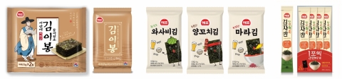 사조대림, 웰빙간식 김 신제품 3종 출시