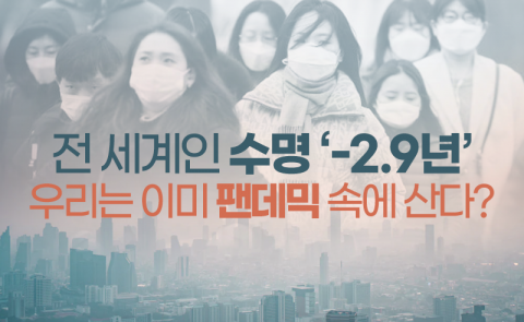 전 세계인 수명 ‘-2.9년’···우리는 이미 팬데믹 속에 산다?