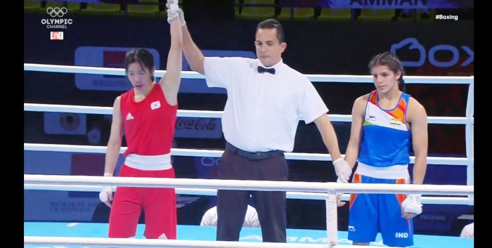 화순군, 임애지 선수 女복싱 최초 올림픽 출전 축하 기사의 사진