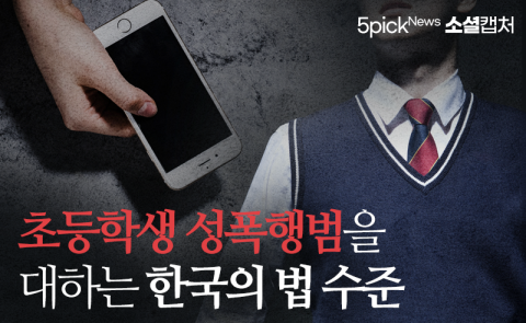 초등학생 성폭행범을 대하는 한국의 법 수준