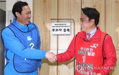 ‘6번째 대결’ 웃은 우상호·‘판사 대전’ 이긴 이수진···이색대결 민주당 ‘방긋’