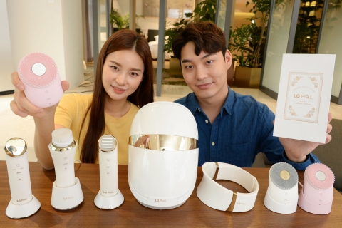 LG전자, LG 프라엘 초음파 클렌저 ‘블라썸 핑크’ 출시